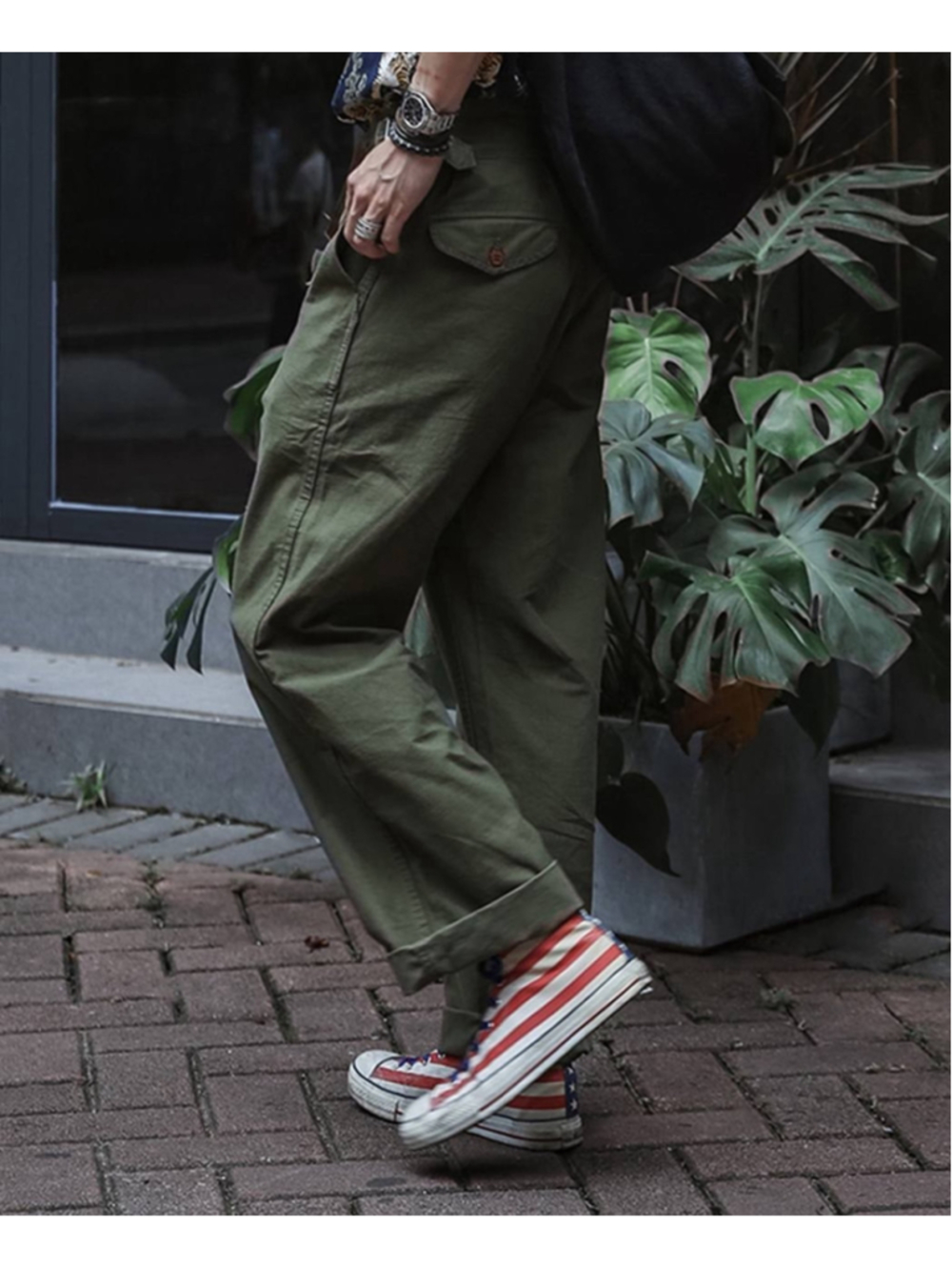 NON STOCK Classic British Army Pants Vintage Men's Military Gurkha Trousers 8